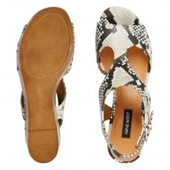 Nine West Edge Platform Sandals Weave Got You