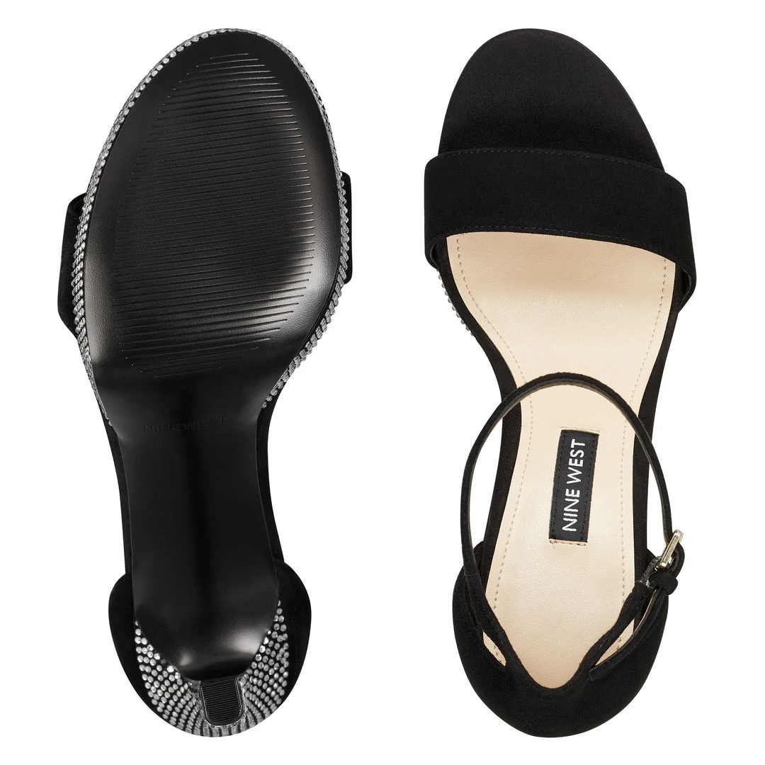 Nine West Edyn Ankle Strap Sandals Heels 8 Nine West Edyn Ankle Strap Sandals Heels