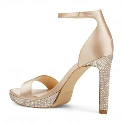 Nine West Heels Edyn Ankle Strap Sandals