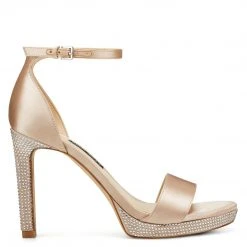 Nine West Heels Edyn Ankle Strap Sandals