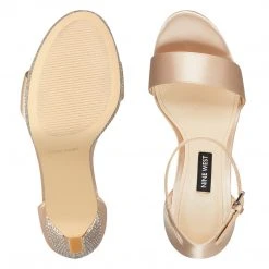 Nine West Heels Edyn Ankle Strap Sandals