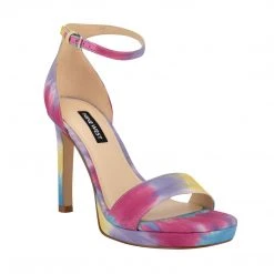 Nine West High Impact Platforms Edyn Ankle Strap Sandals