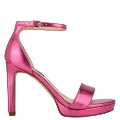 Nine West High Impact Platforms Edyn Ankle Strap Sandals