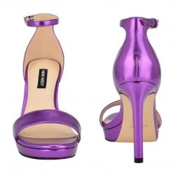 Nine West High Impact Platforms Edyn Ankle Strap Sandals