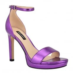 Nine West High Impact Platforms Edyn Ankle Strap Sandals