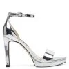 Nine West Edyn Ankle Strap Sandals Metallic Mindset