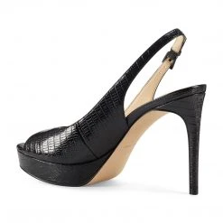 Nine West Elle Slingback Platform Sandals High Impact Platforms 4 Nine West Elle Slingback Platform Sandals High Impact Platforms