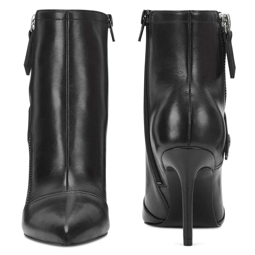 Nine West Emette Heel Booties 7 Nine West Emette Heel Booties