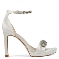Nine West Heels Engaged Heeled Ankle Strap Sandals