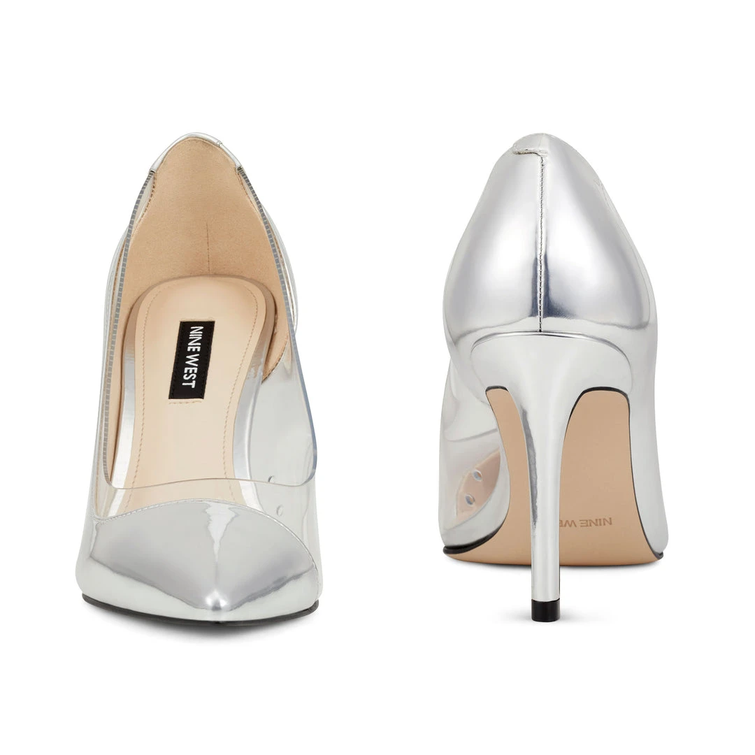 Nine West Metallic Mindset Erikka Pointy Toe Pumps 7 Nine West Metallic Mindset Erikka Pointy Toe Pumps