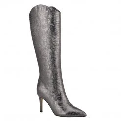 Nine West Erli Heeled Boots Metallic Mindset