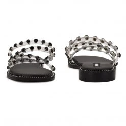 Nine West New Evan Flat Slide Sandals