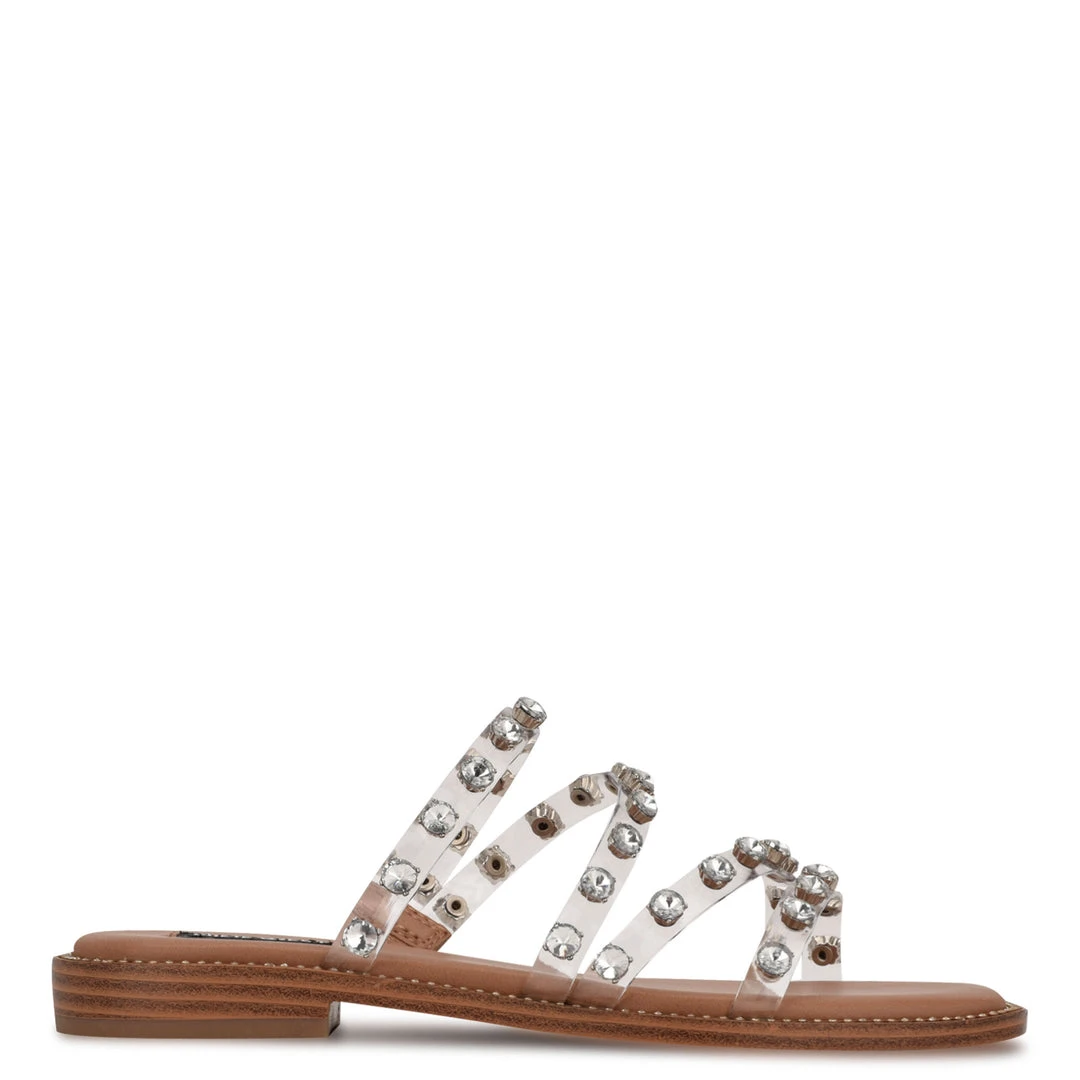 Nine West Evan Flat Slide Sandals 3 Nine West Evan Flat Slide Sandals