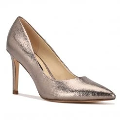 Nine West Ezra Pointy Toe Pumps Metallic Mindset