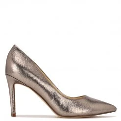 Nine West Ezra Pointy Toe Pumps Metallic Mindset