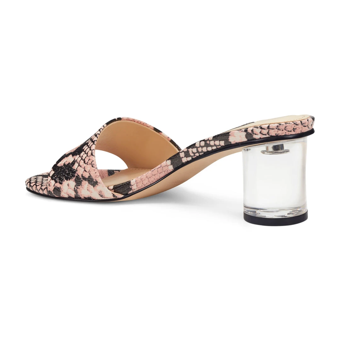 Nine West Fab Open Toe Slide Sandals Heels 5 Nine West Fab Open Toe Slide Sandals Heels