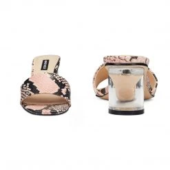 Nine West Fab Open Toe Slide Sandals Heels 10 Nine West Fab Open Toe Slide Sandals Heels