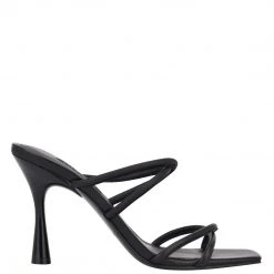 Nine West Fabiola Square-Toe Slide Sandals