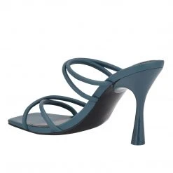 Nine West Fabiola Square-Toe Slide Sandals Color Pop