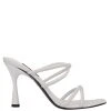 Nine West Fabiola Square-Toe Slide Sandals Heels