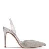Nine West Fabry Pointy Toe Slingback Pumps 2 Nine West Fabry Pointy Toe Slingback Pumps