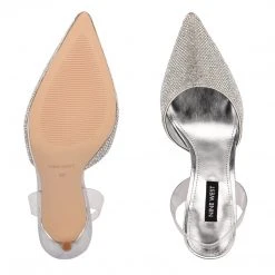 Nine West Fabry Pointy Toe Slingback Pumps