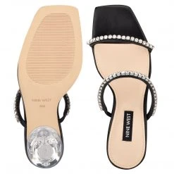 Nine West Heel Appeal Fanfav Heeled Slide Sandals