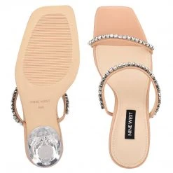 Nine West Fanfav Heeled Slide Sandals Heel Appeal 6 Nine West Fanfav Heeled Slide Sandals Heel Appeal