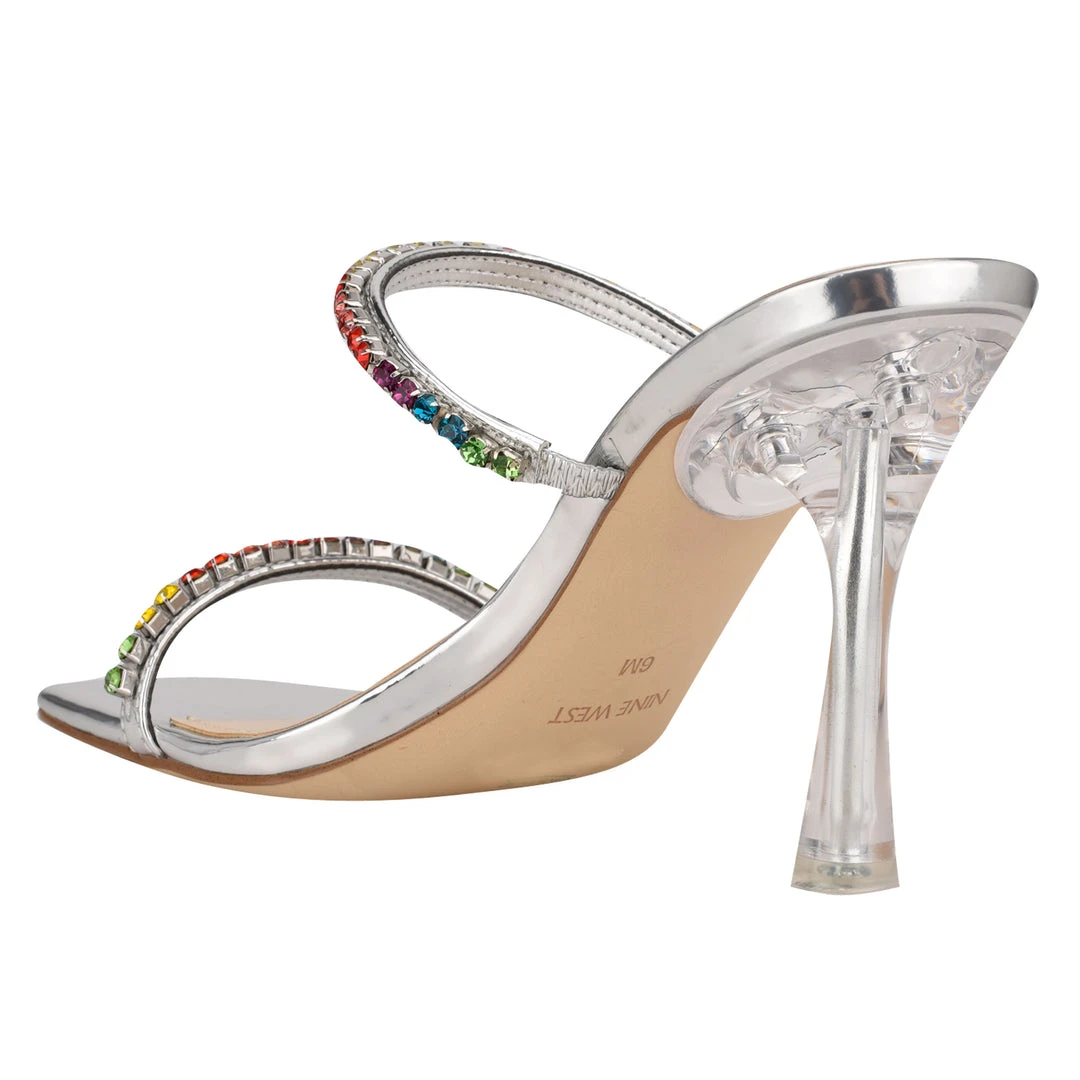 Nine West Fanfav Heeled Slide Sandals Nine West Fanfav Heeled Slide Sandals