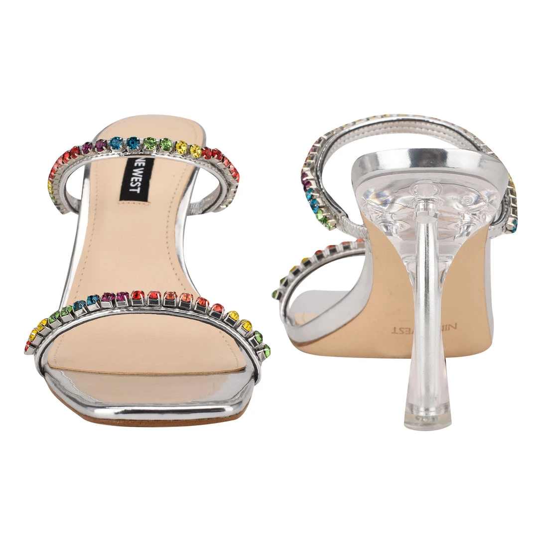 Nine West Fanfav Heeled Slide Sandals Nine West Fanfav Heeled Slide Sandals