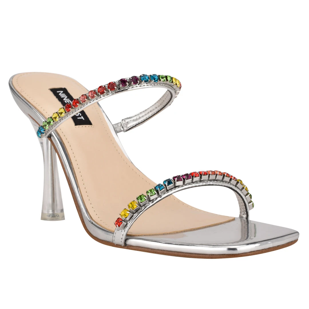 Nine West Fanfav Heeled Slide Sandals Nine West Fanfav Heeled Slide Sandals