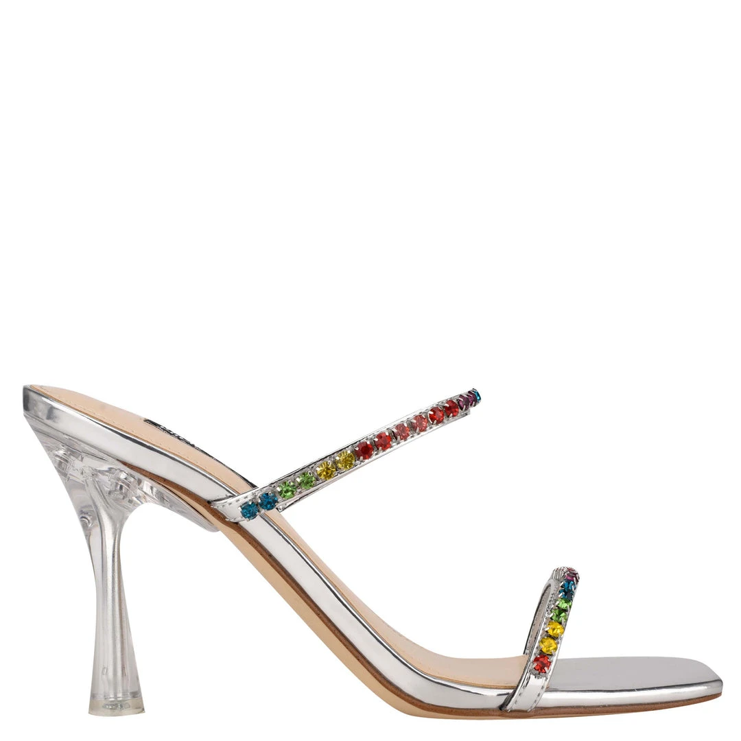 Nine West Fanfav Heeled Slide Sandals Nine West Fanfav Heeled Slide Sandals