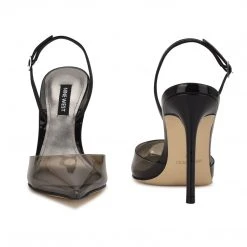 Nine West Fayes Pointy Toe Heeled Slingbacks 10 Nine West Fayes Pointy Toe Heeled Slingbacks
