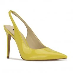 Nine West Feather Pointy Toe Slingback Pumps