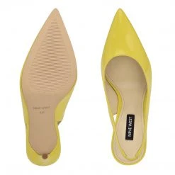 Nine West Feather Pointy Toe Slingback Pumps