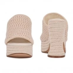 Nine West Fefee Platform Slide Sandals