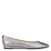 Nine West Metallic Mindset Ferdi 9x9 Pointy Toe Flats