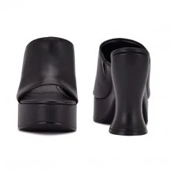 Nine West Flower Platform Slide Sandals