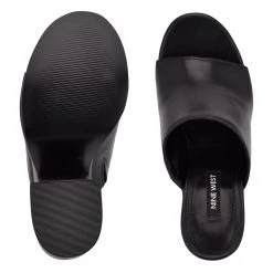 Nine West Flower Platform Slide Sandals