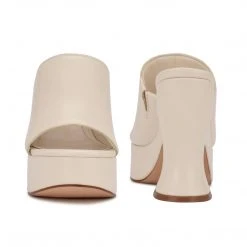 Nine West Flower Platform Slide Sandals Y2K Revival 5 Nine West Flower Platform Slide Sandals Y2K Revival