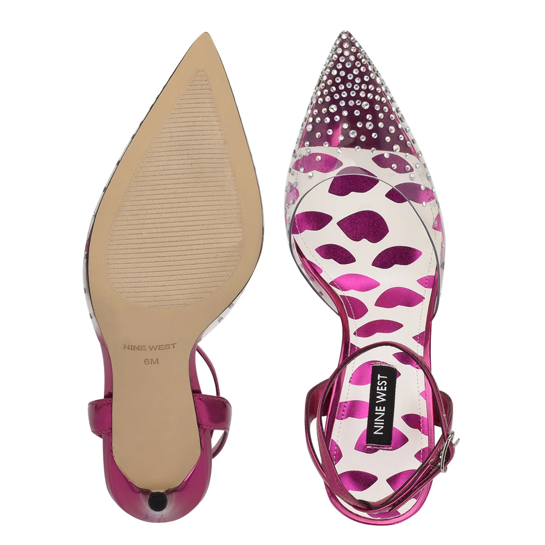 Nine West Foreva Ankle Strap Dress Pumps 7 Nine West Foreva Ankle Strap Dress Pumps