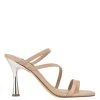 Nine West Franie Heeled Slide Sandals Heel Appeal
