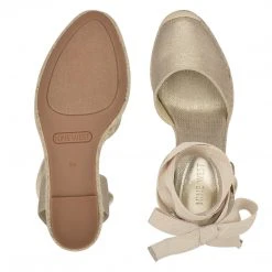 Nine West Friend Ankle Wrap Espadrille Wedge Sandals Lace It Up