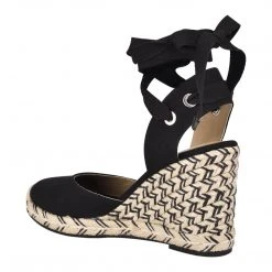 Nine West Lace It Up Friend Ankle Wrap Espadrille Wedge Sandals 9 Nine West Lace It Up Friend Ankle Wrap Espadrille Wedge Sandals