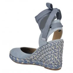 Nine West Friend Ankle Wrap Espadrille Wedge Sandals Lace It Up