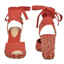 Nine West Lace It Up Friend Ankle Wrap Espadrille Wedge Sandals