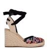 Nine West Friend Ankle Wrap Espadrille Wedge Sandals Lace It Up 2 Nine West Friend Ankle Wrap Espadrille Wedge Sandals Lace It Up