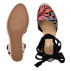 Nine West Friend Ankle Wrap Espadrille Wedge Sandals Lace It Up