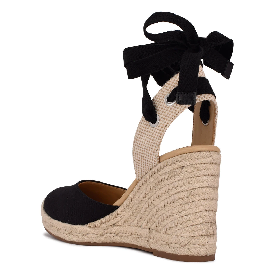 Nine West Lace It Up Friend Ankle Wrap Espadrille Wedge Sandals Nine West Lace It Up Friend Ankle Wrap Espadrille Wedge Sandals