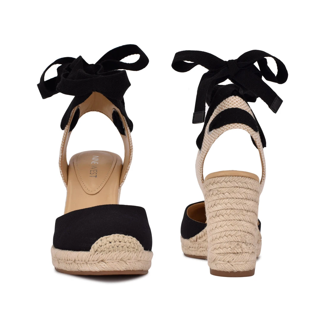 Nine West Lace It Up Friend Ankle Wrap Espadrille Wedge Sandals Nine West Lace It Up Friend Ankle Wrap Espadrille Wedge Sandals